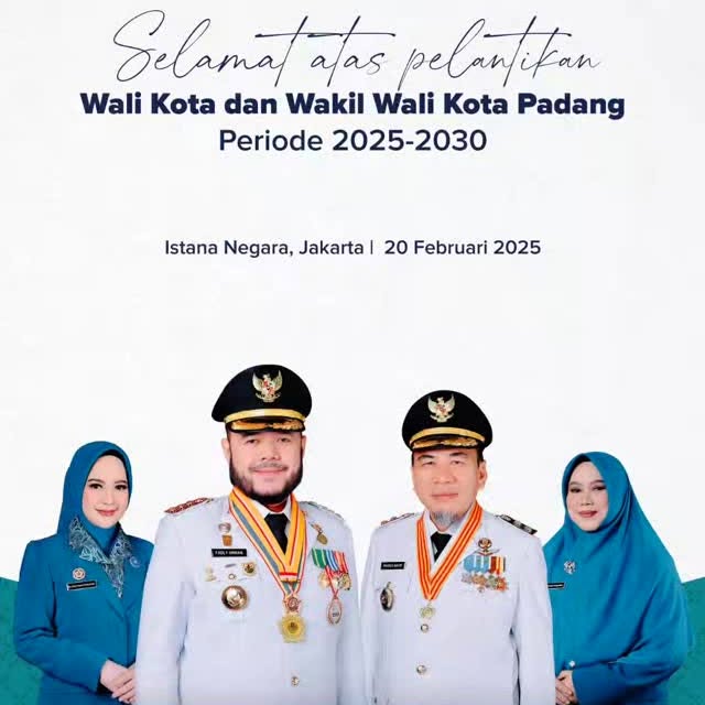 Selamat Atas Pelantikan Wali Kota...