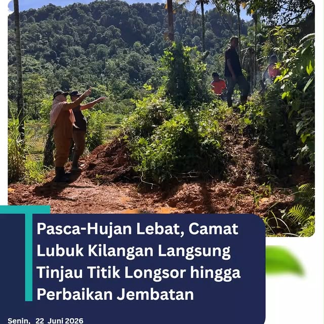 Menindaklanjuti hujan lebat yang mengguyur...