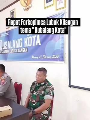 Rapat Progul Wali Kota Padang...